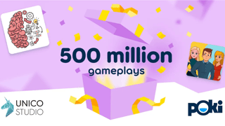 Unico Studio hits 500mill total gameplays with GameHub!