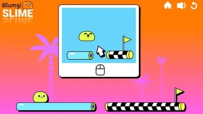 Blumgi Slime, a popular GameHub game using visuals to teach players