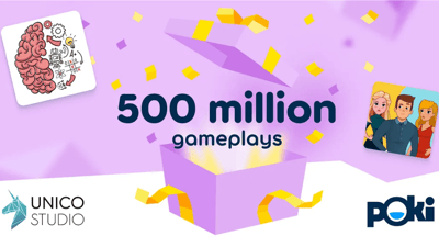 Unico Studio hits 500mill total gameplays with GameHub!
